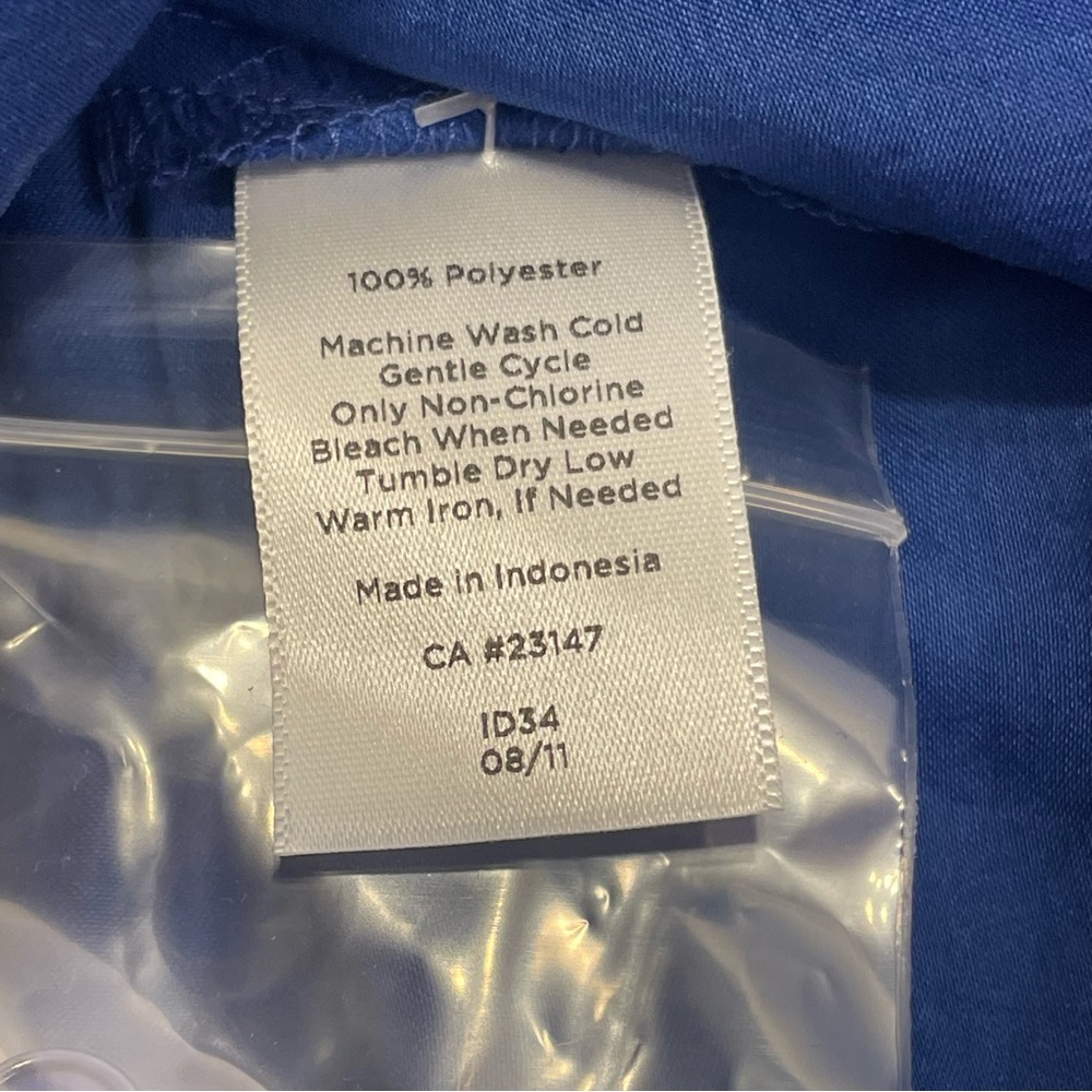 Talbots Royal Blue Blouse Shirt. Women’s Size 4 - Small - Picture 5 of 9